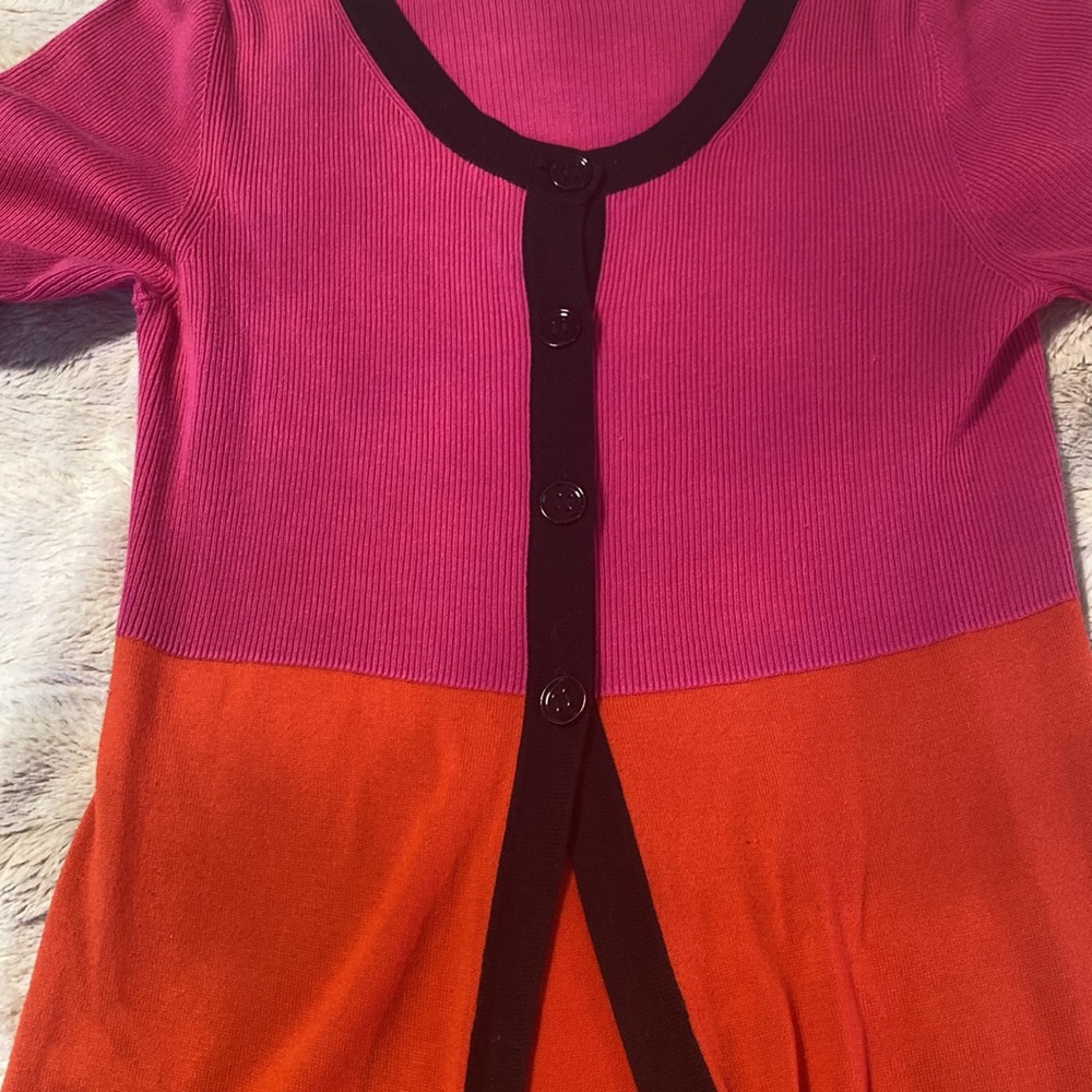 Jaeger Color Block Cardigan - image 7